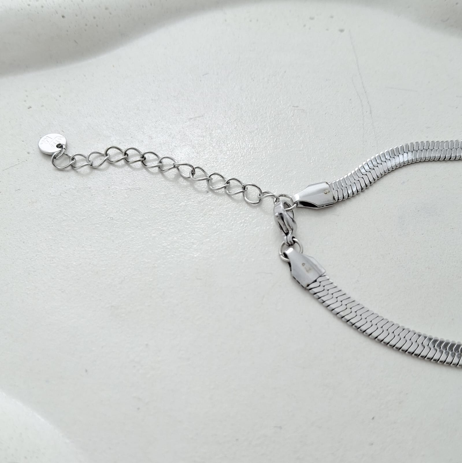 Pulseira fita aço