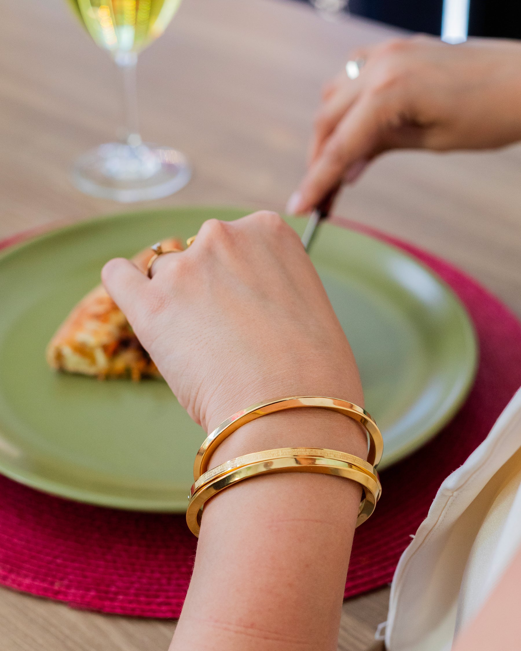 Bracelete Aço inoxidável