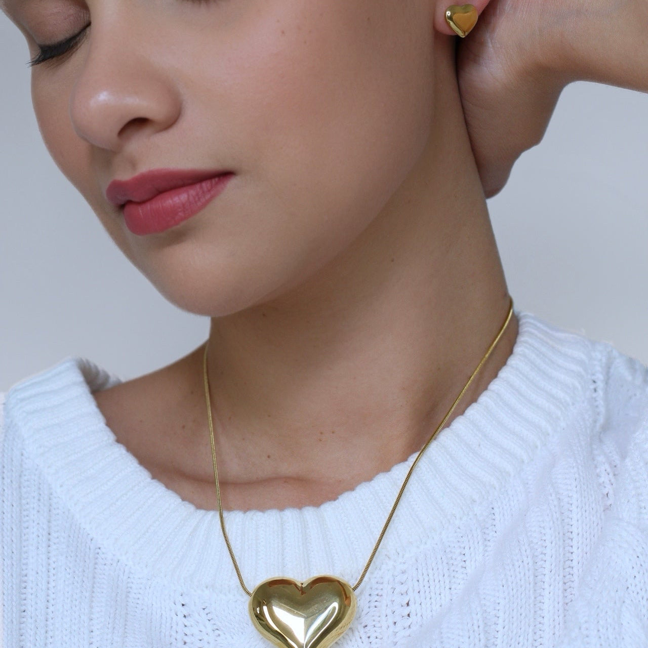 Conjunto Coração Aço