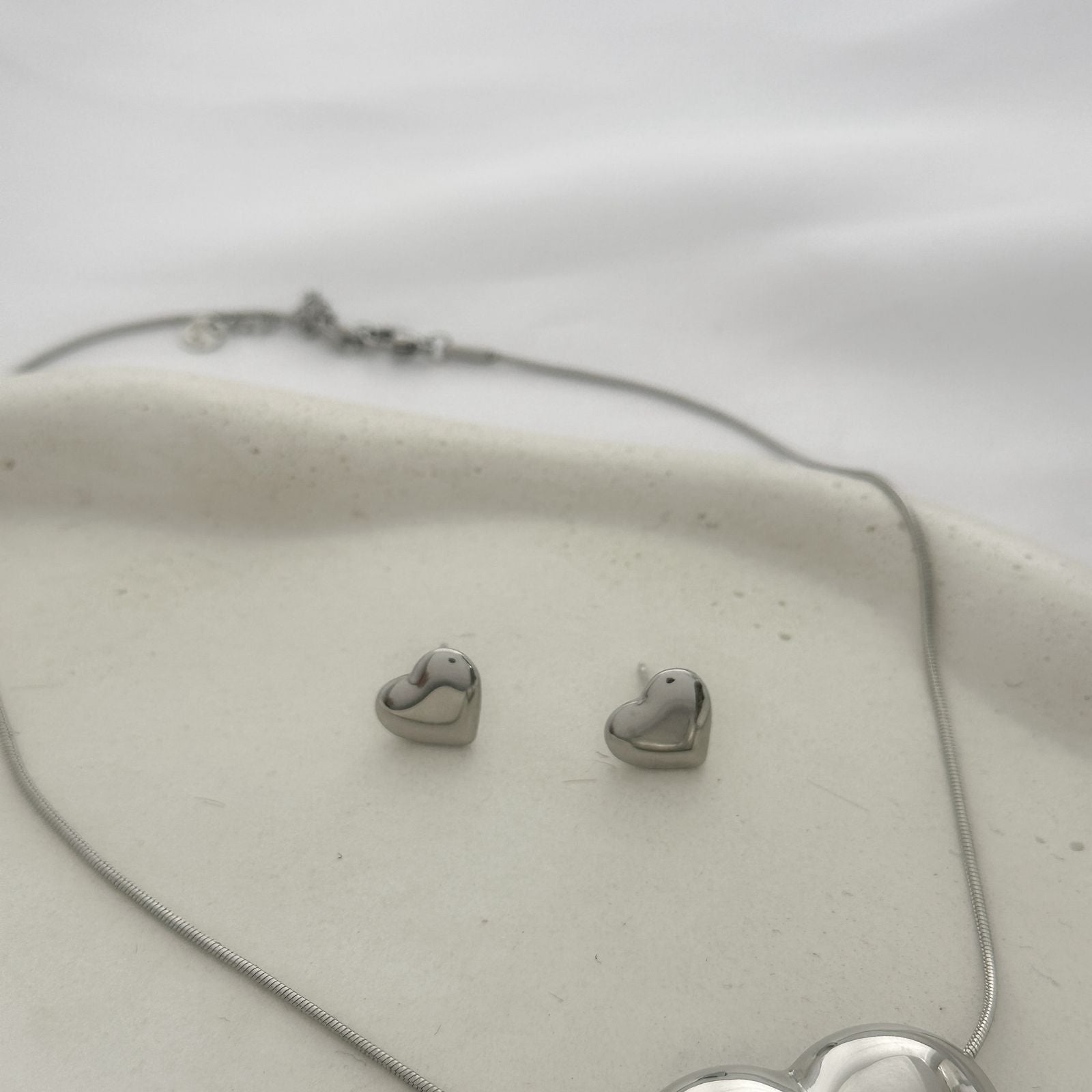 Conjunto Coração Aço