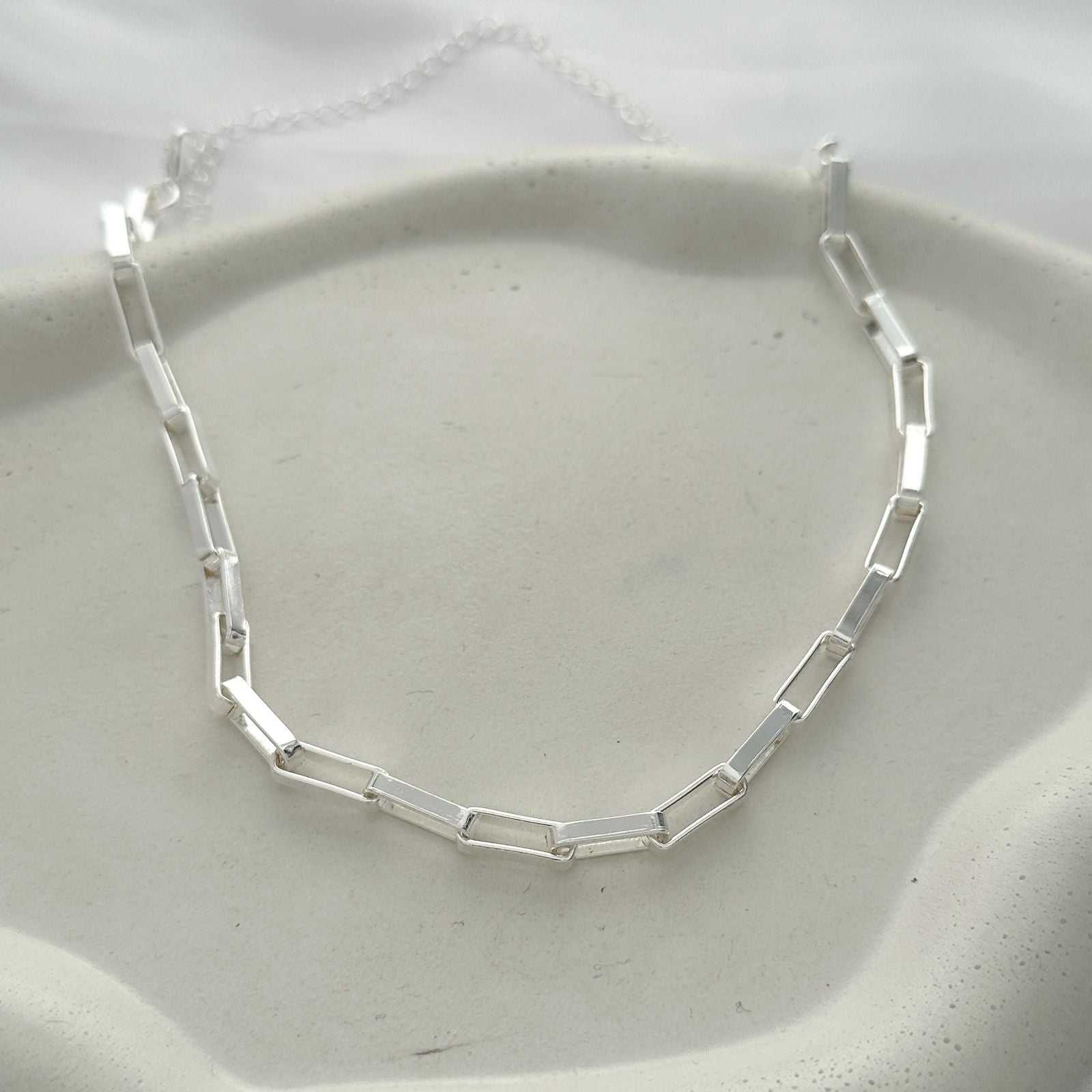 Colar folheado - elos