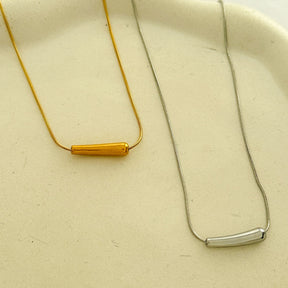 Colar gota caída em AÇO