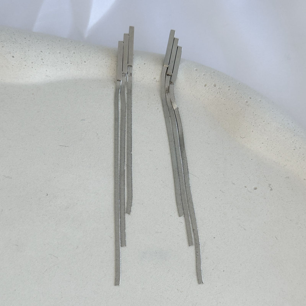 Brinco franja - Aço