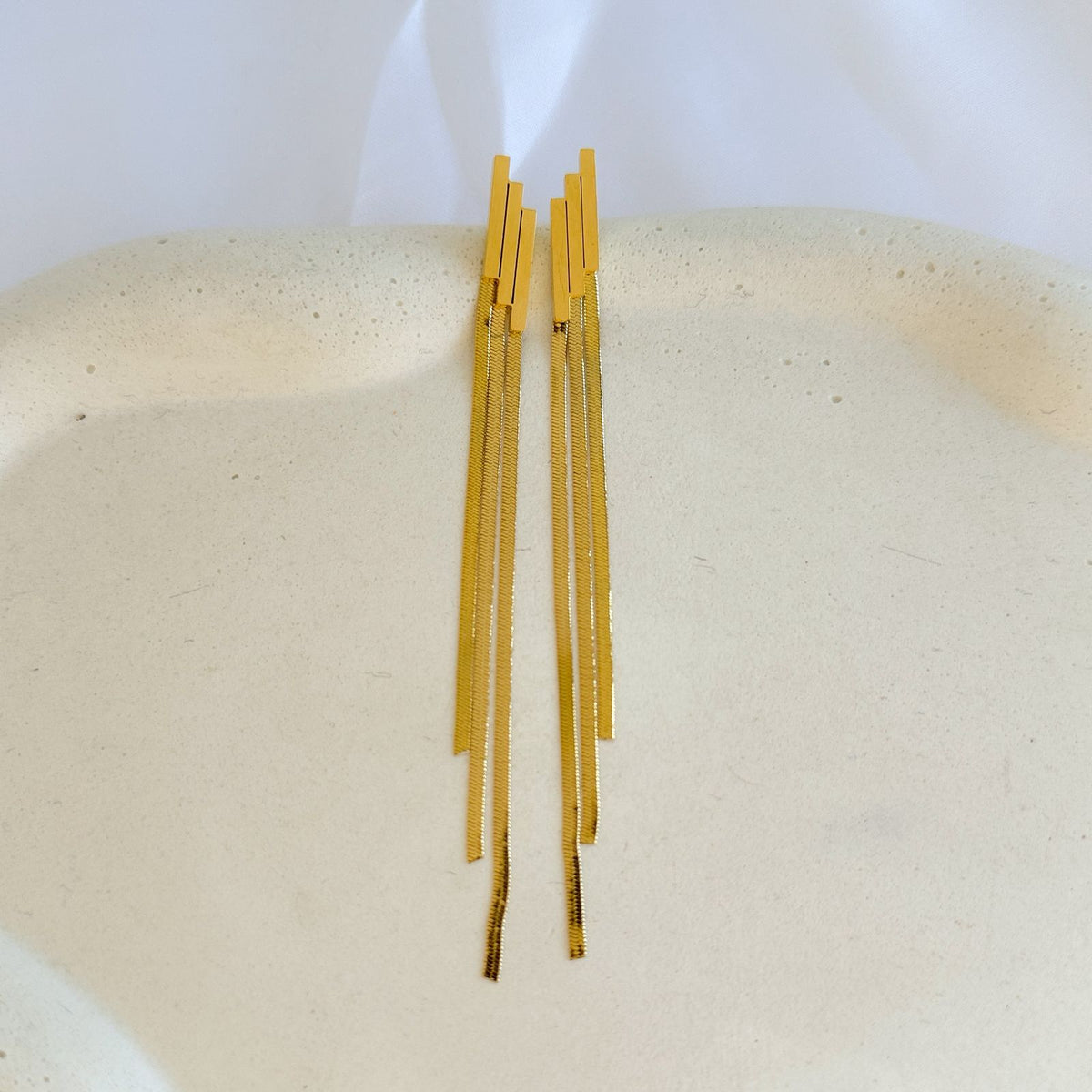 Brinco franja - Aço