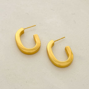 Brinco meia argola AÇO