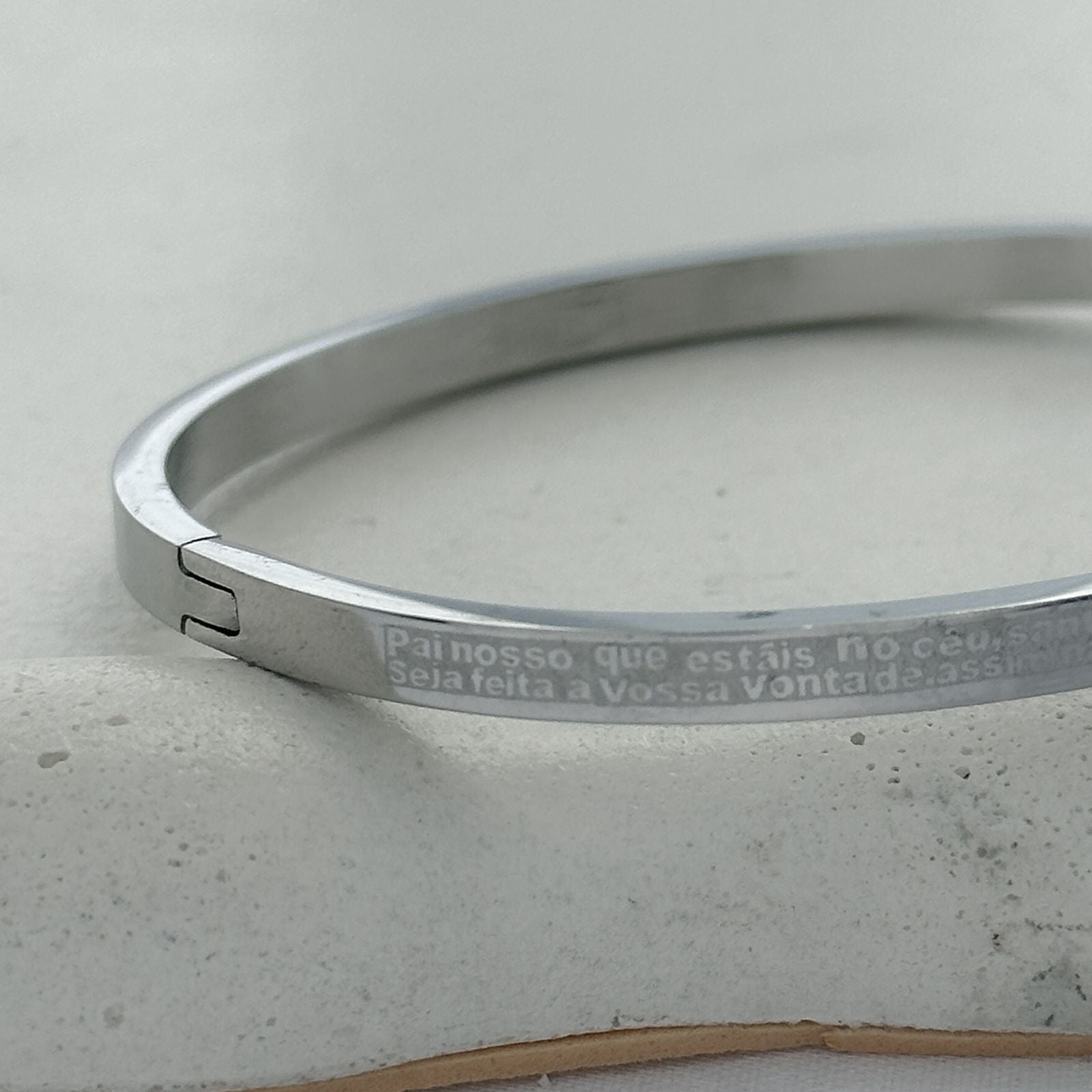 Bracelete Pai Nosso AÇO