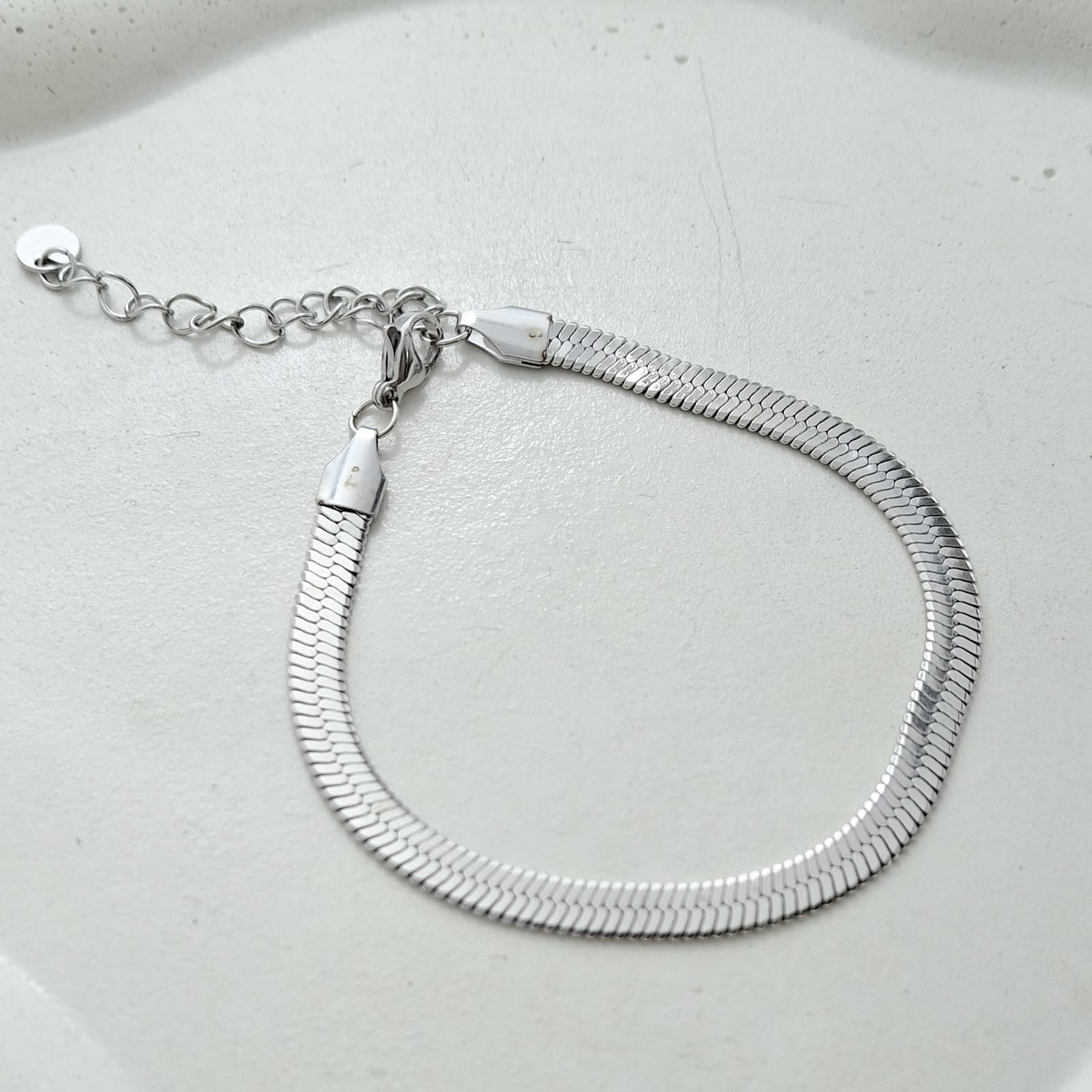 Pulseira fita aço