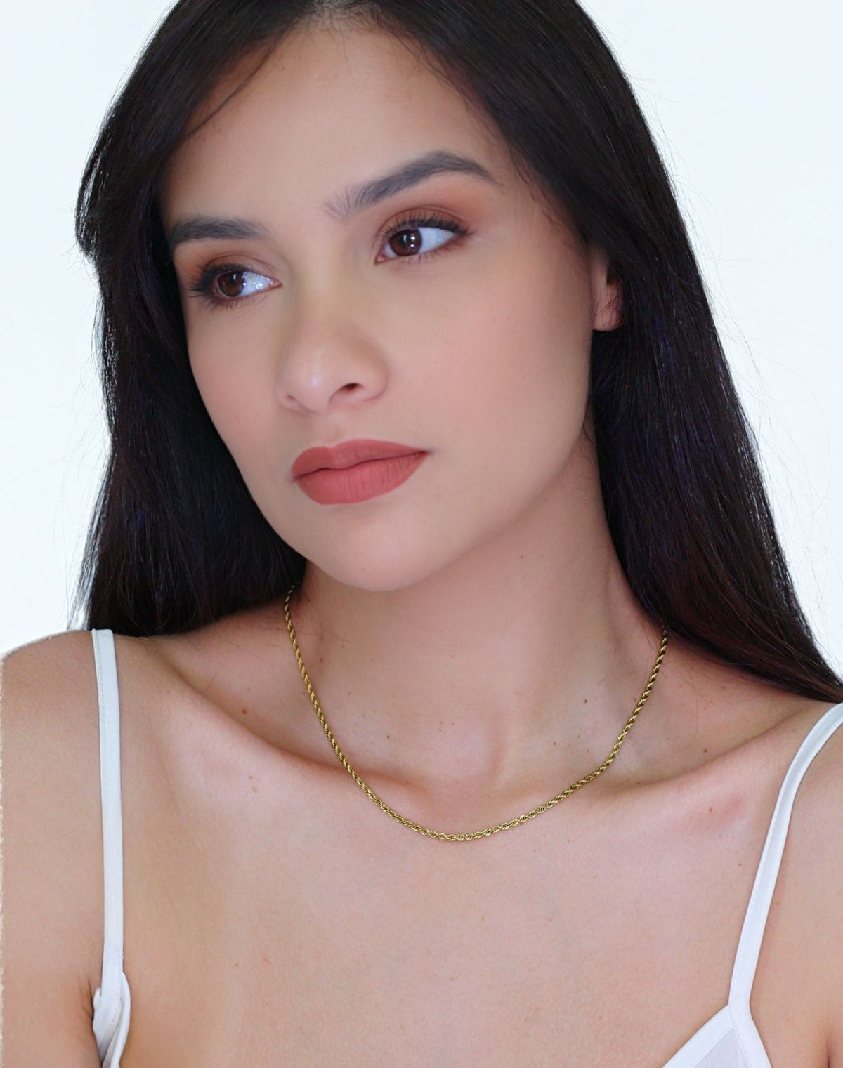 Colar em aço - cordão baiano P