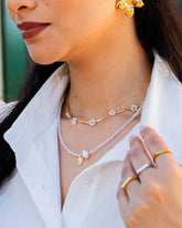 Colar miçanga com pérola