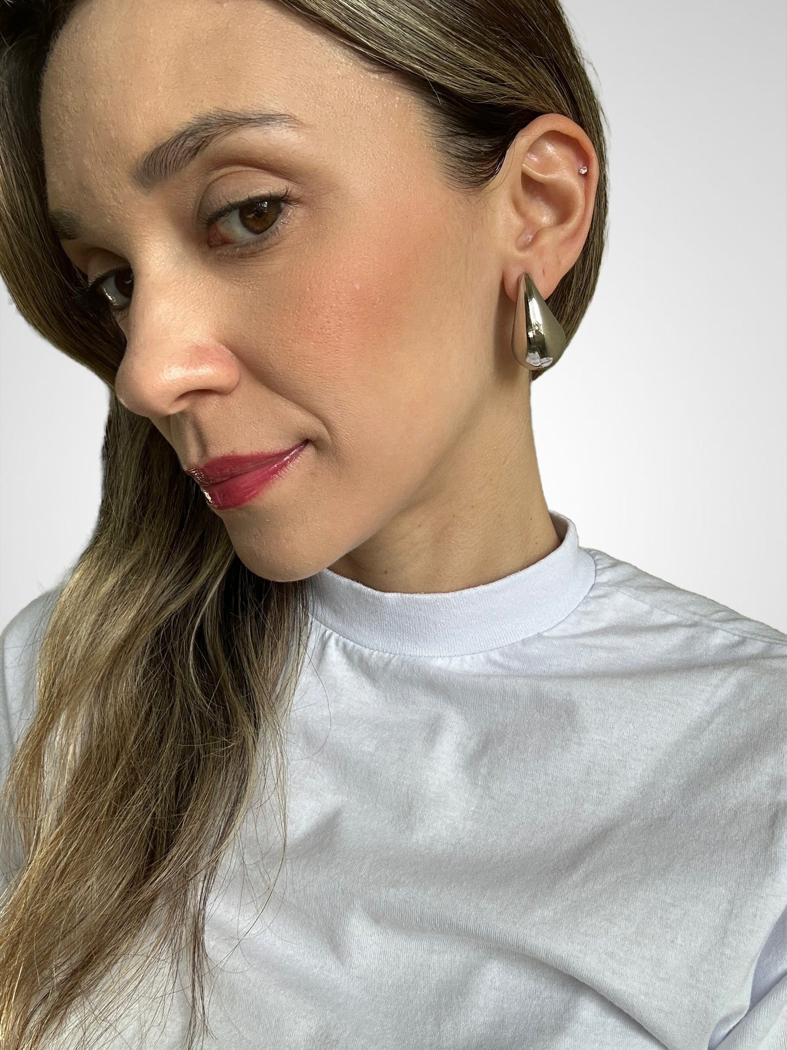 Brinco AÇO - gota clássica