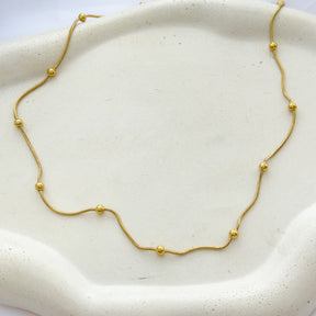 Colar choker em aço inoxidável