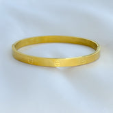 Bracelete em aço inspiração