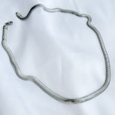 Colar longo malha em aço