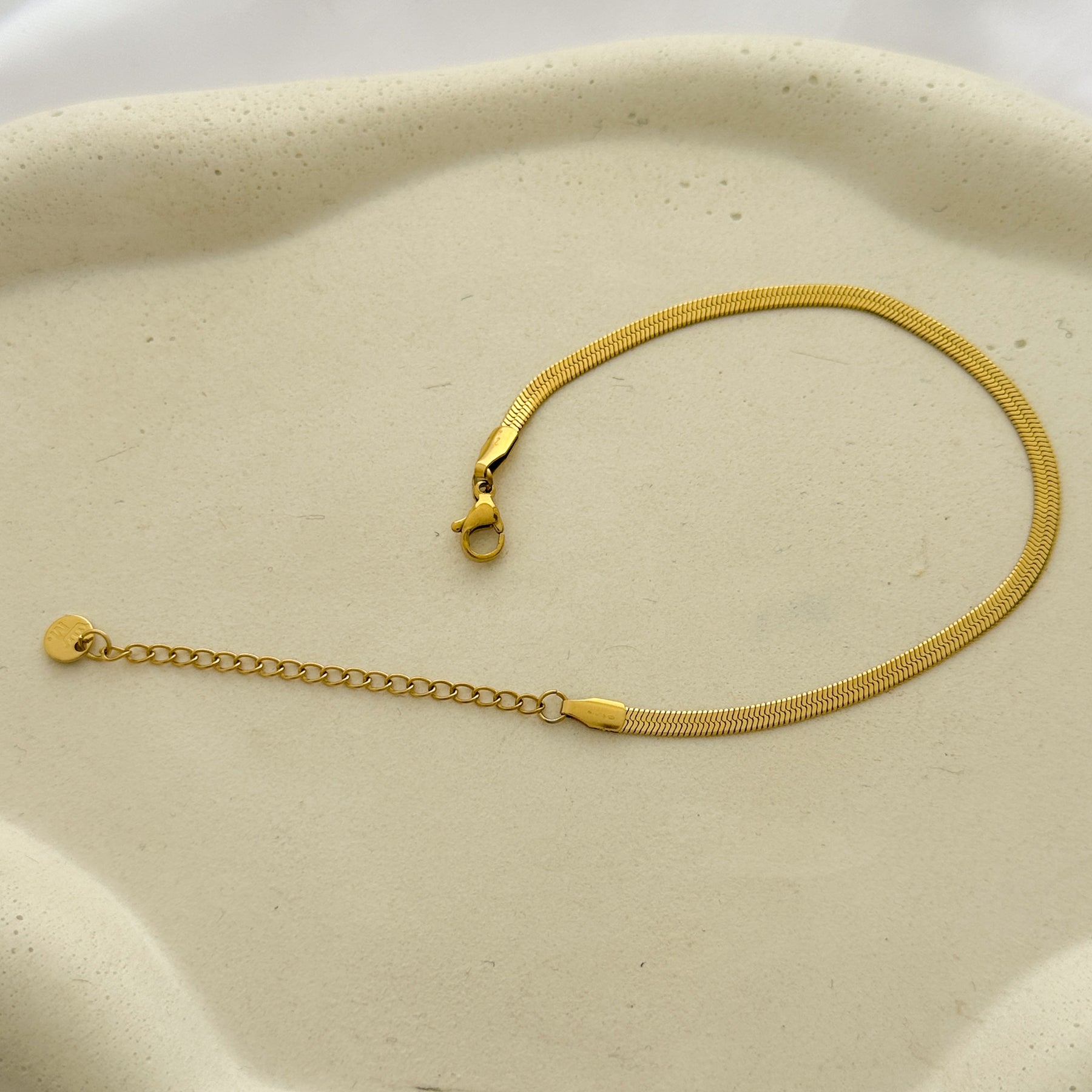 Pulseira fita em aço