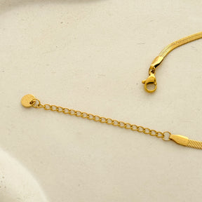 Pulseira fita em aço