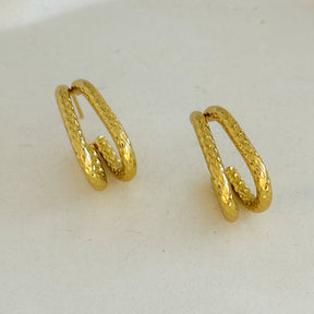 Brinco dourado - Aço