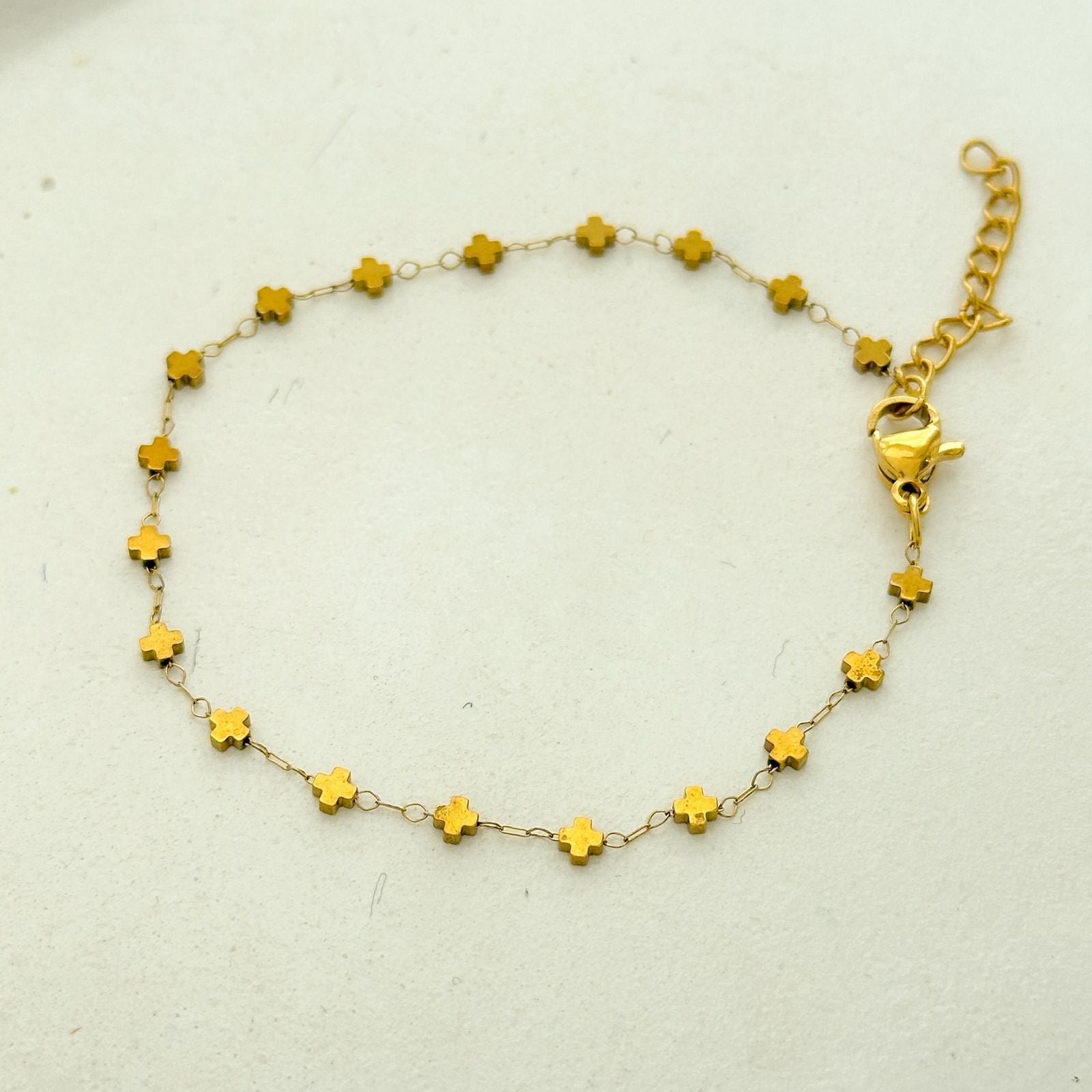 Pulseira Aço Mini Cruz