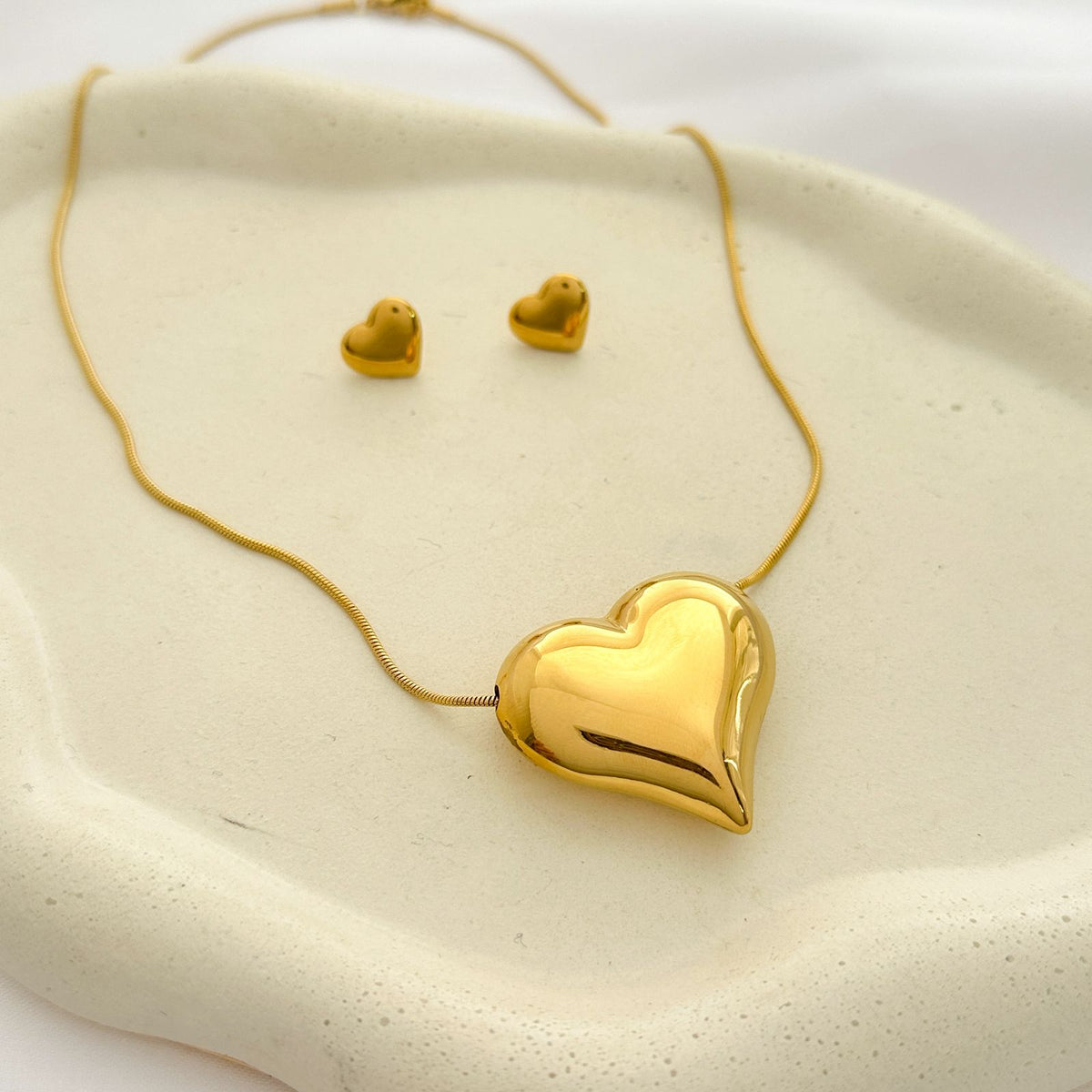 Conjunto Coração Aço