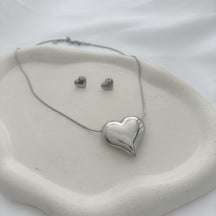 Conjunto Coração Aço