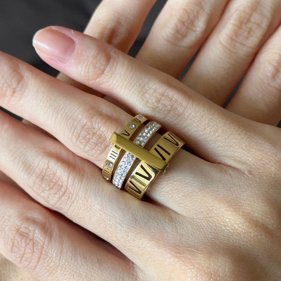 Anel giratório em aço