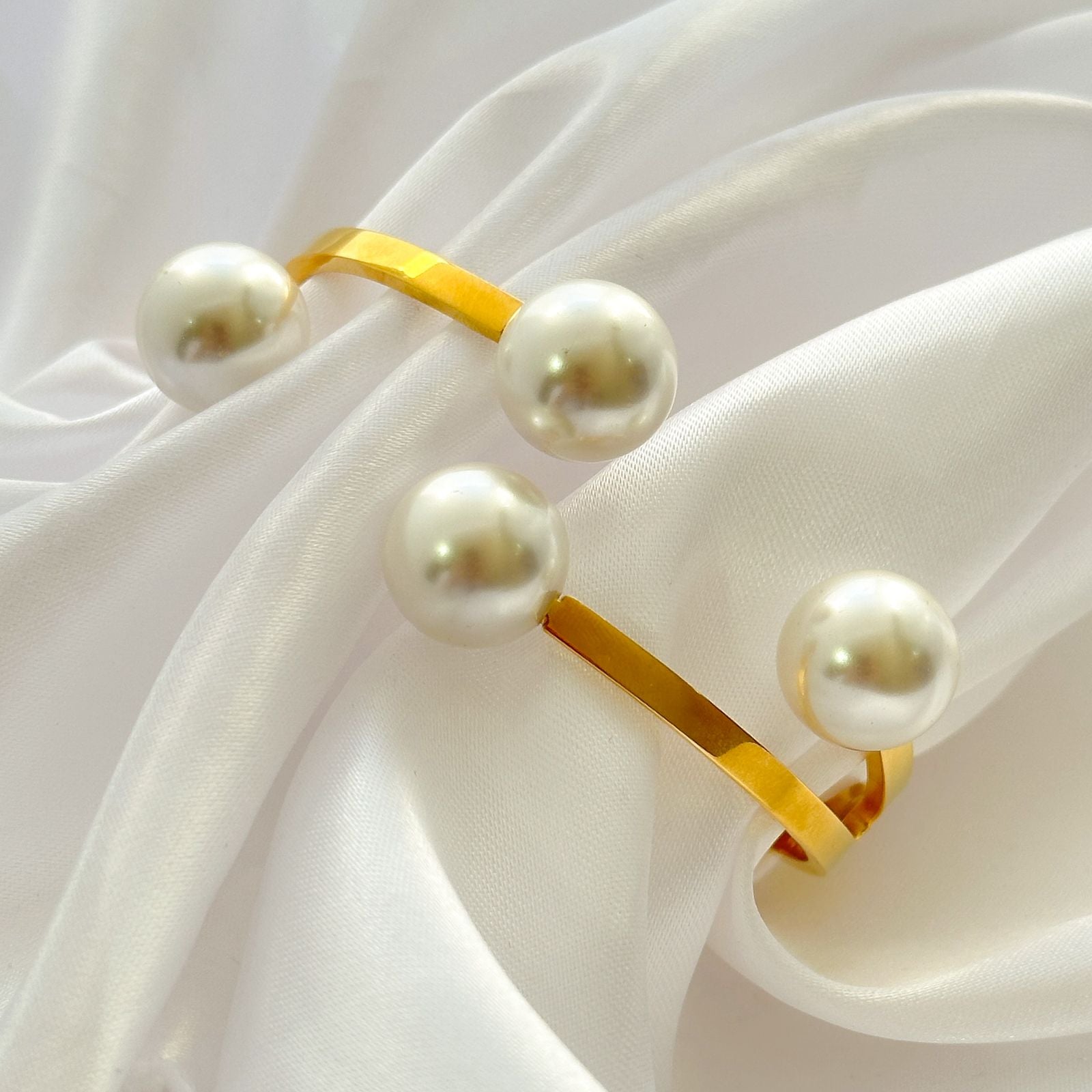 Bracelete Maxi Pérola - Aço