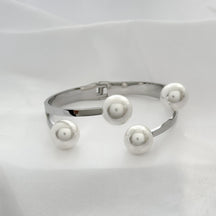 Bracelete Maxi Pérola - Aço