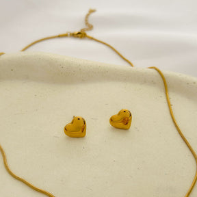 Conjunto Coração Aço