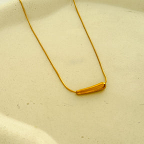 Colar gota caída em AÇO